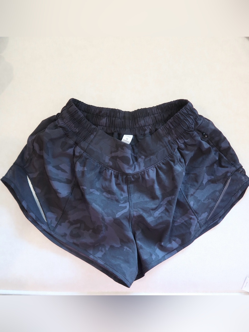 Lululemon Hotty Hot Black Camo Shorts